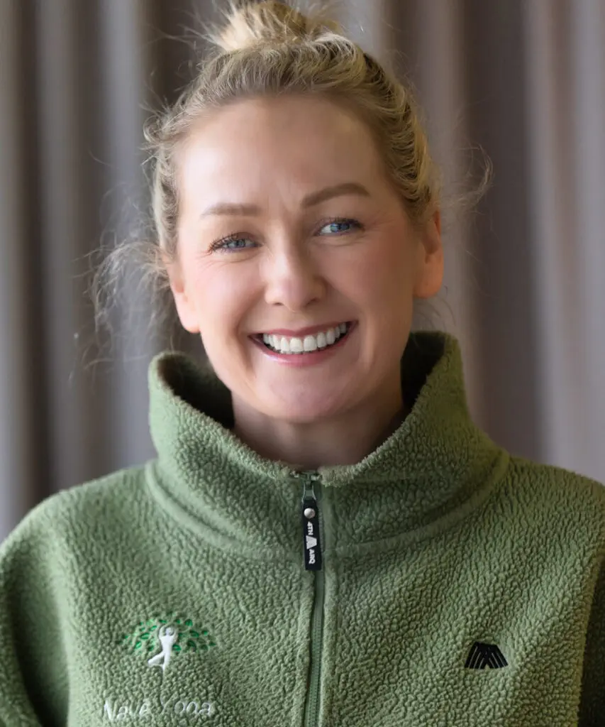 Elaine O'Donoghue - co-owner and yoga teacher at Navé Yoga
